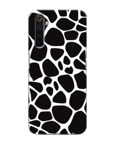 Чехол для Realme 6 Pro с картинкой «Черно-белый жираф»
