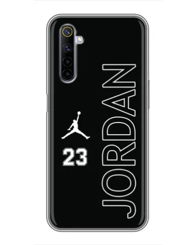 Чехол для Realme 6 с картинкой «Jordan Vertical»
