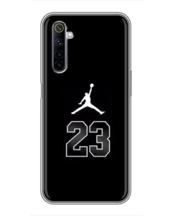 Чехол для Realme 6 с картинкой «Jordan Flight 23»