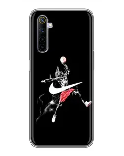 Чехол для Realme 6 с картинкой «Jordan Jumpman»