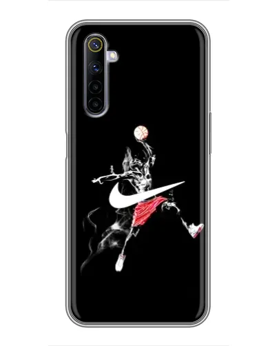 Чехол для Realme 6 с картинкой «Jordan Jumpman»