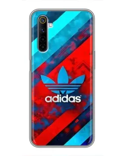 Чехол для Realme 6 с картинкой «Абстракция Adidas»