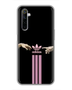 Чехол для Realme 6 с картинкой «Adidas Hands»