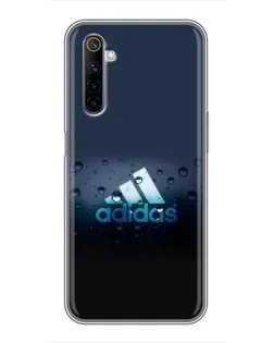 Чехол для Realme 6 с картинкой «Adidas Water Drops»