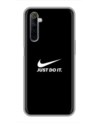 Чехол для Realme 6 с картинкой «Минимализм от Nike»