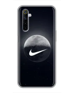 Чохол для Realme 6 з картинкою «Nike у стилі графіті»