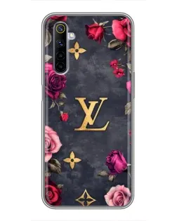Чохол для Realme 6 з картинкою «Квітковий Louis Vuitton»