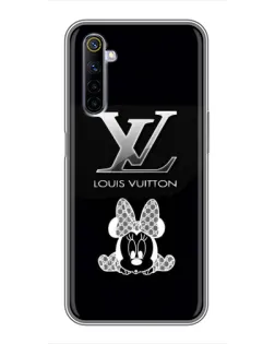 Чехол для Realme 6 с картинкой «LV и Минни Маус»