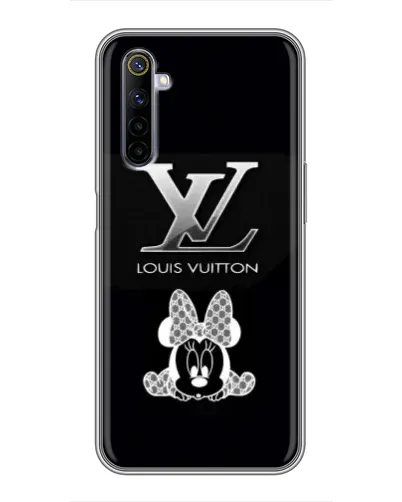 Чехол для Realme 6 с картинкой «LV и Минни Маус»