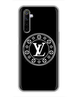 Чехол для Realme 6 с картинкой «LV — печать стиля»