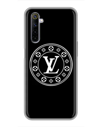 Чехол для Realme 6 с картинкой «LV — печать стиля»