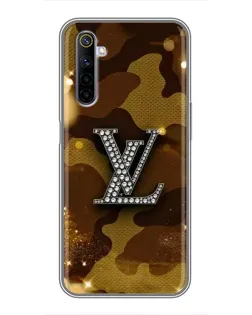 Чехол для Realme 6 с картинкой «Камуфляжный Louis Vuitton»