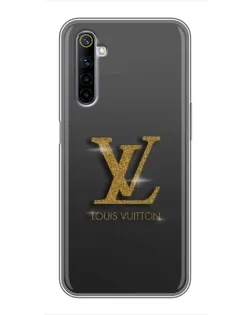 Чехол для Realme 6 с картинкой «Градиент Louis Vuitton»