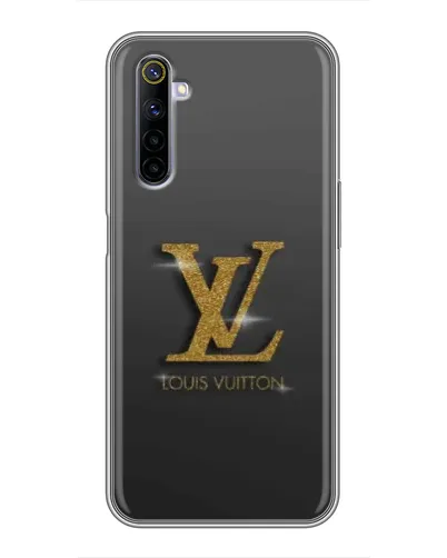 Чехол для Realme 6 с картинкой «Градиент Louis Vuitton»