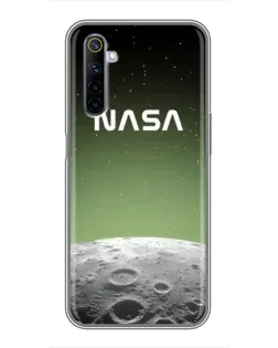 Чехол для Realme 6 с картинкой «NASA — лунный градиент»