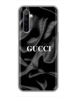 Чехол для Realme 6 с картинкой «Gucci — шелковые волны» Чехол для Realme 6 с картинкой «Gucci — шелковые волны»
