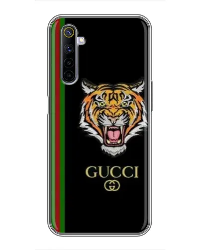 Чехол для Realme 6 с картинкой «Тигр Gucci»