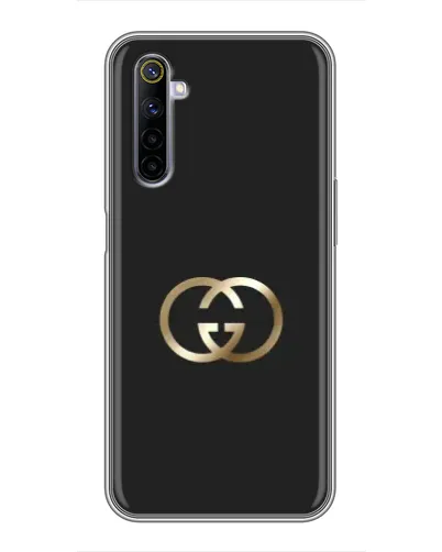 Чехол для Realme 6 с картинкой «Минимализм Gucci»