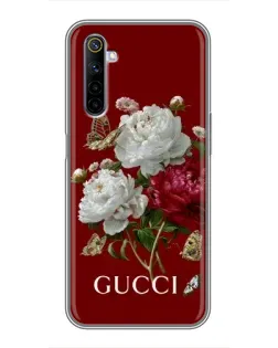 Чехол для Realme 6 с картинкой «Gucci —  сад»