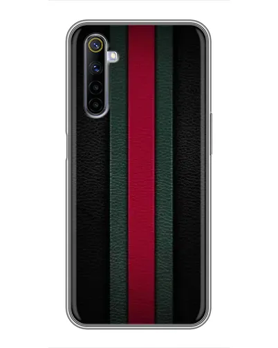 Чехол для Realme 6 с картинкой «Gucci — неоновая линия»