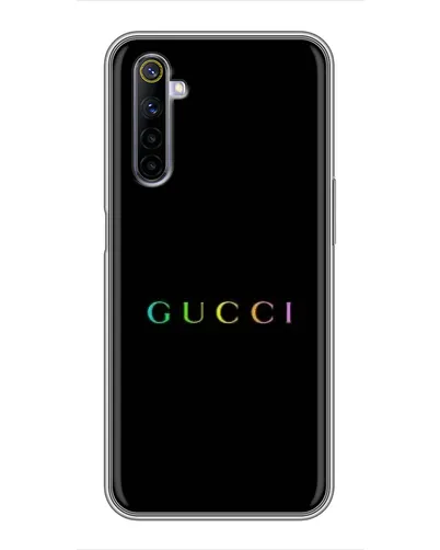 Чехол для Realme 6 с картинкой «Gucci — неоновый минимализм» Чехол для Realme 6 с картинкой «Gucci — неоновый минимализм»