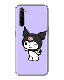 Чехол для Realme 6 с картинкой «Классическая Kuromi»