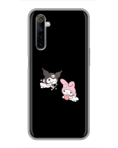 Чехол для Realme 6 с картинкой «My Melody и Kuromi»