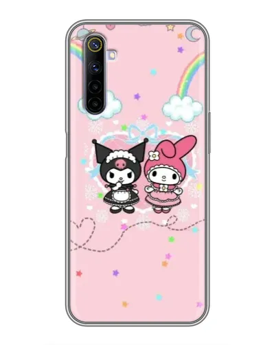 Чехол для Realme 6 с картинкой «My Melody и Kuromi»