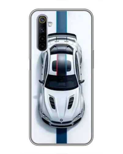 Чехол для Realme 6 с картинкой «Вид сверху — BMW M»