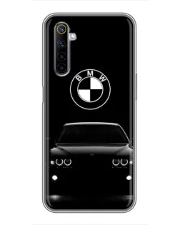 Чехол для Realme 6 с картинкой «BMW — взгляд из темноты»