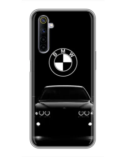 Чехол для Realme 6 с картинкой «BMW — взгляд из темноты»