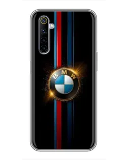 Чехол для Realme 6 с картинкой «BMW M-Power неон»