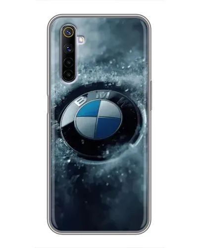 Чехол для Realme 6 с картинкой «Логотип BMW — лед» Чехол для Realme 6 с картинкой «Логотип BMW — лед»