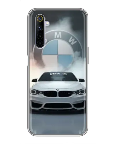 Чехол для Realme 6 с картинкой «BMW в белом дыму» Чехол для Realme 6 с картинкой «BMW в белом дыму»