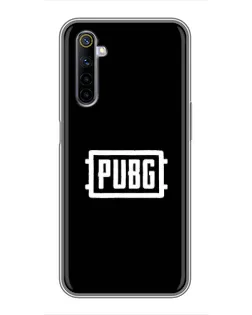 Чохол для Realme 6 з картинкою «Лого BMW — металевий блиск»