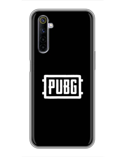 Чохол для Realme 6 з картинкою «Лого BMW — металевий блиск»