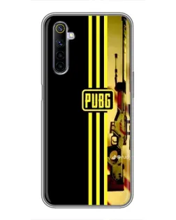 Чохол для Realme 6 з картинкою «PUBG — камуфляжний шолом»