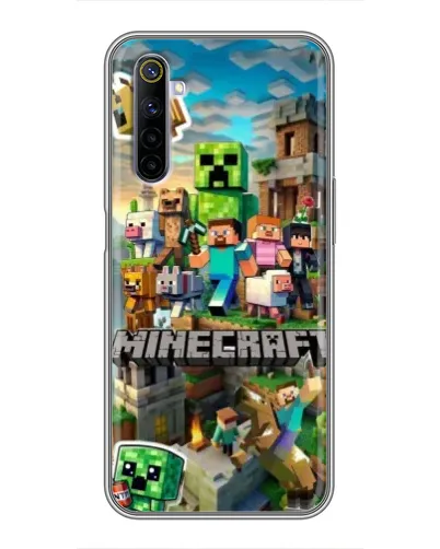 Чохол для Realme 6 з картинкою «Замок Minecraft» Чохол для Realme 6 з картинкою «Замок Minecraft»