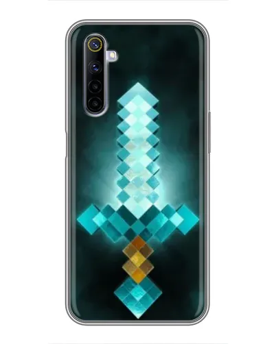 Чохол для Realme 6 з картинкою «Алмазний меч неон» Чохол для Realme 6 з картинкою «Алмазний меч неон»