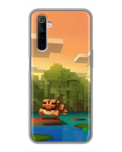 Чохол для Realme 6 з картинкою «Майнкрафт захід сонця» Чохол для Realme 6 з картинкою «Майнкрафт захід сонця»