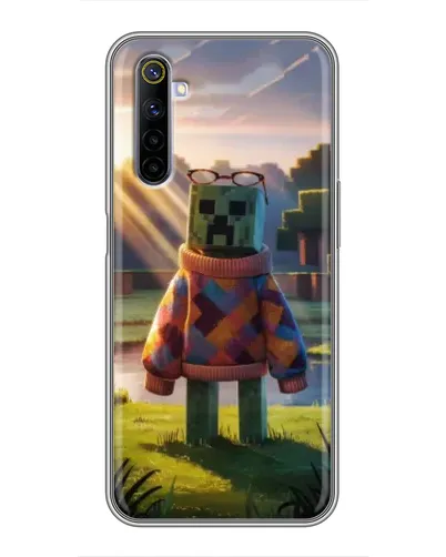 Чохол для Realme 6 з картинкою «Кріпер у светрі» Чохол для Realme 6 з картинкою «Кріпер у светрі»