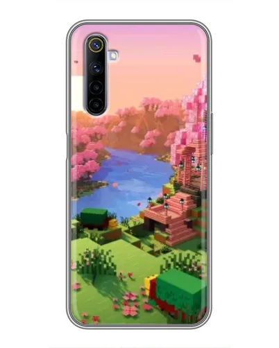 Чохол для Realme 6 з картинкою «Рожеве дерево Minecraft» Чохол для Realme 6 з картинкою «Рожеве дерево Minecraft»