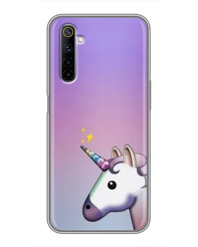 Чехол для Realme 6 с картинкой «Единорог градиент» Чехол для Realme 6 с картинкой «Единорог градиент»