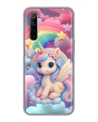 Чехол для Realme 6 с картинкой «Маленький единорог» Чехол для Realme 6 с картинкой «Маленький единорог»