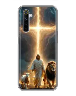 Чехол для Realme 6 с картинкой «Лев Иуды и Свет» Чехол для Realme 6 с картинкой «Лев Иуды и Свет»