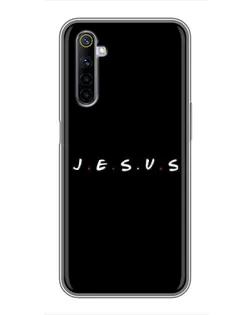 Чехол для Realme 6 с картинкой «Точки веры J.E.S.U.S.»