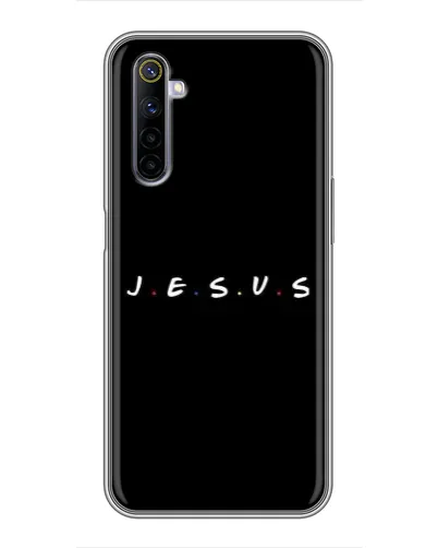 Чехол для Realme 6 с картинкой «Точки веры J.E.S.U.S.»