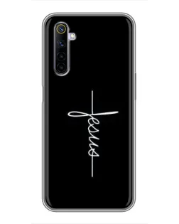 Чехол для Realme 6 с картинкой «Тонкая линия веры»
