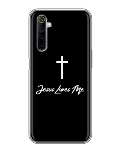 Чехол для Realme 6 с картинкой «Иисус любит тебя»