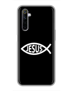 Чехол для Realme 6 с картинкой «Классический Jesus»